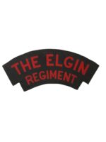 WW2 Canadian The Elgin Regiment Canvas Shoulder Title Insignia Single WW2 Canadian The Elgin Regiment Canvas Shoulder Title Insignia Single