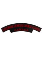 WW2 Canadian Governor General's Horse Guards Canvas Shoulder Title Insignia Single