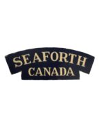 WW2 Canadian Seaforth Canvas Shoulder Title Insignia Single
