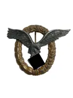 WW2 German Luftwaffe Combined Pilot and Observers Badge Maker FLL Type 9 WW2 German Luftwaffe Combined Pilot and Observers Badge Maker FLL Type 9