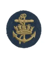 Canadian Forces RCAF Gold Sea Service Qualification Patch