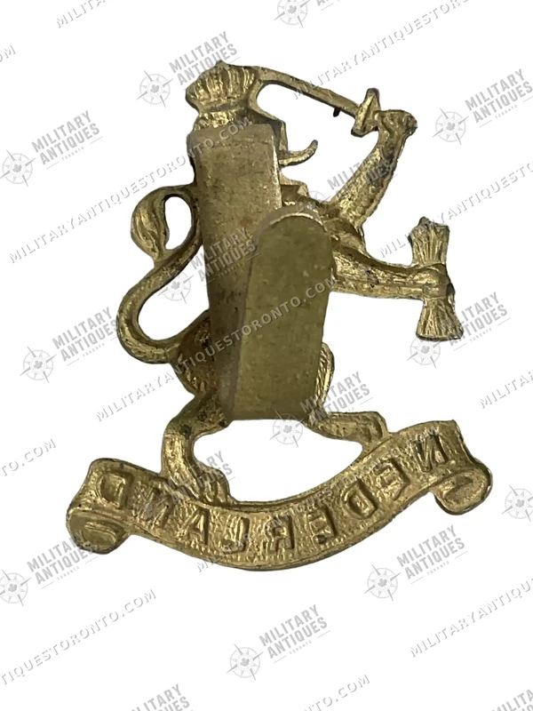 WW2 Dutch Netherlands Cap Badge - Military Antiques Toronto