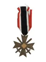 WW2 German War Merit Cross 2nd Class With Swords No Maker Full Size Medal