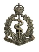 WW1 Canadian CEF Medical Corps Officer's Bronze Collar Insignia Single