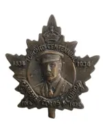 Canadian Corps Reunion Toronto Centennial 1934 Lapel Badge