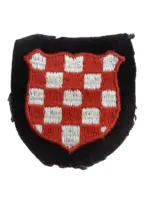 WW2 German Croatian SS Volunteer Nationality Patch