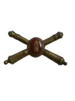 WW2 US Coast Artillery Officer's Collar Insignia Single