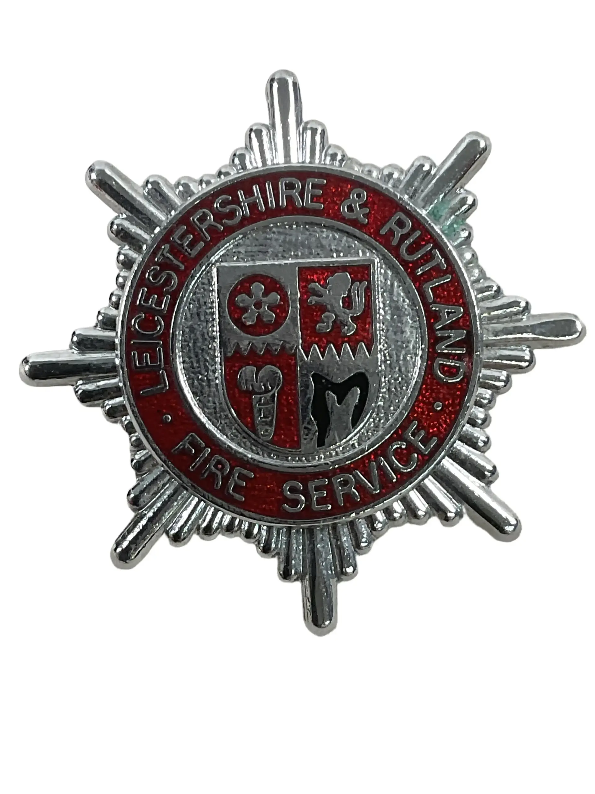 British Leicestershire and Rutland Fire Service Cap Badge British Leicestershire and Rutland Fire Service Cap Badge