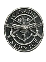 Canadian Forces General Service Pewter Button