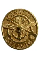 Canadian Forces General Service Gold Button Canadian Forces General Service Gold Button