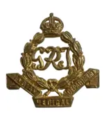 WW1 Indian Medical Department Collar Insignia Single WW1 Indian Medical Department Collar Insignia Single