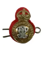 WW2 British Queen's Own Hussars Collar Insignia Single