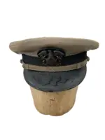 WW2 US USN Navy Fighter Pilot Peak Cap Hat Named