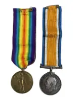 WW1 Canadian CEF Medal Group Pair Named J. Brocklehurst CFA WW1 Canadian CEF Medal Group Pair Named J. Brocklehurst CFA
