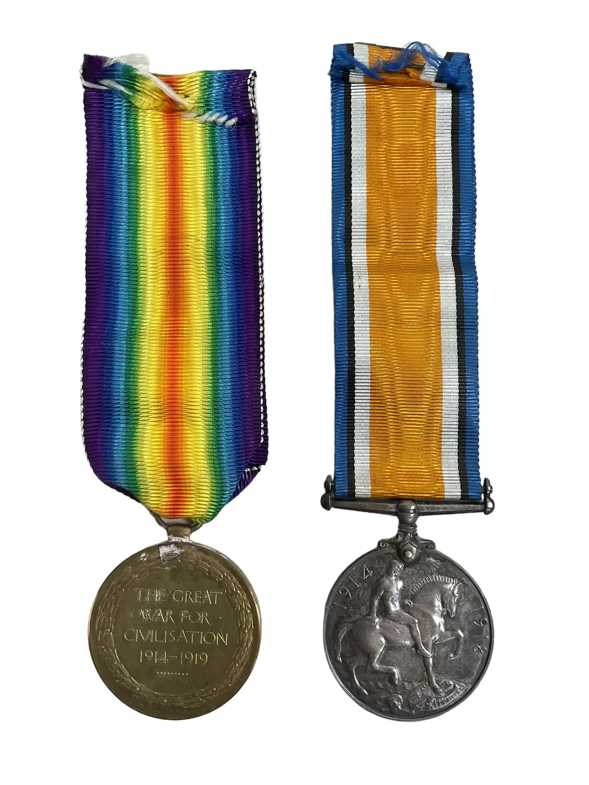WW1 Canadian CEF Medal Group Pair Named J. Brocklehurst CFA WW1 Canadian CEF Medal Group Pair Named J. Brocklehurst CFA