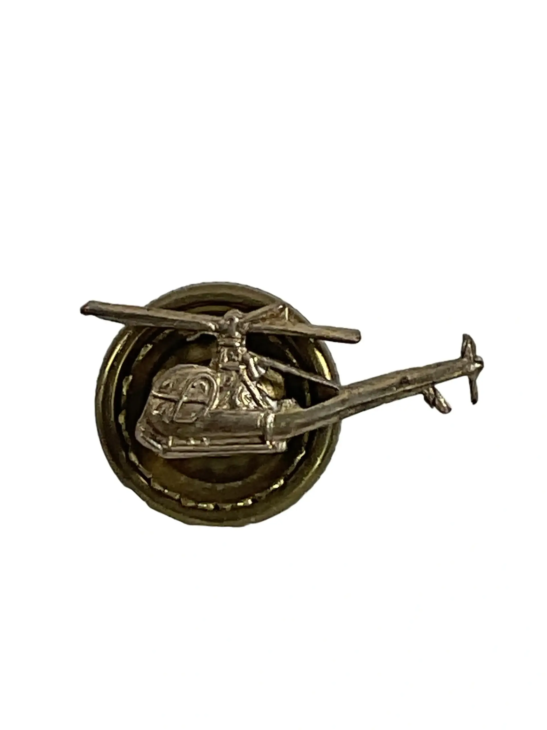 Helicopter Pilot Lapel Badge UH-12 Hiller Helicopter Pilot Lapel Badge UH-12 Hiller
