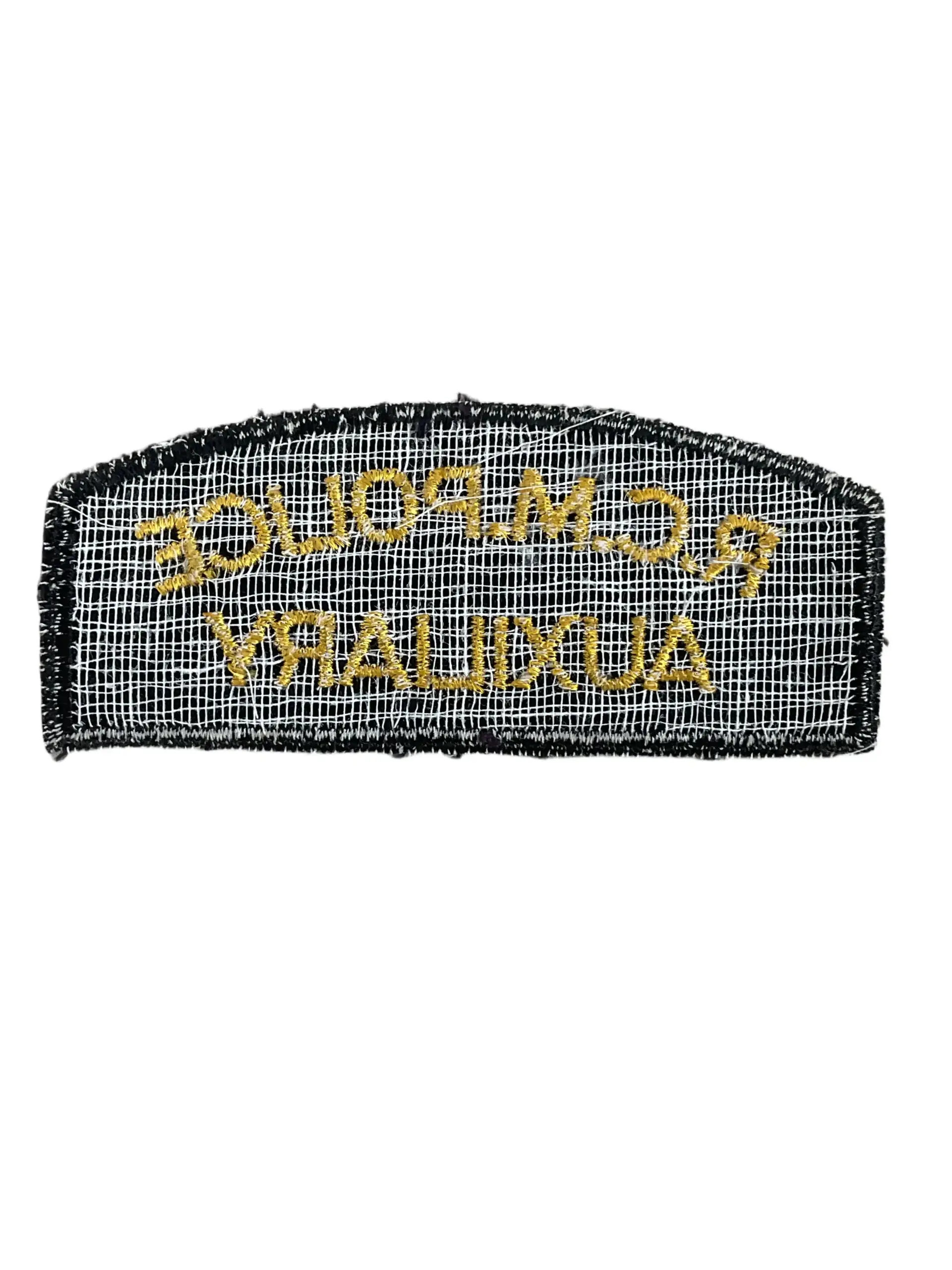 Royal Canadian Mounted Police RCMP Auxiliary Shoulder Title Insignia Single Royal Canadian Mounted Police RCMP Auxiliary Shoulder Title Insignia Single