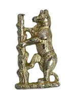 WW2 British Warwickshire Yeomanry Officer's Cap Badge WW2 British Warwickshire Yeomanry Officer's Cap Badge