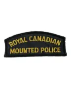 Royal Canadian Mounted Police RCMP Shoulder Title Insignia Single Royal Canadian Mounted Police RCMP Shoulder Title Insignia Single