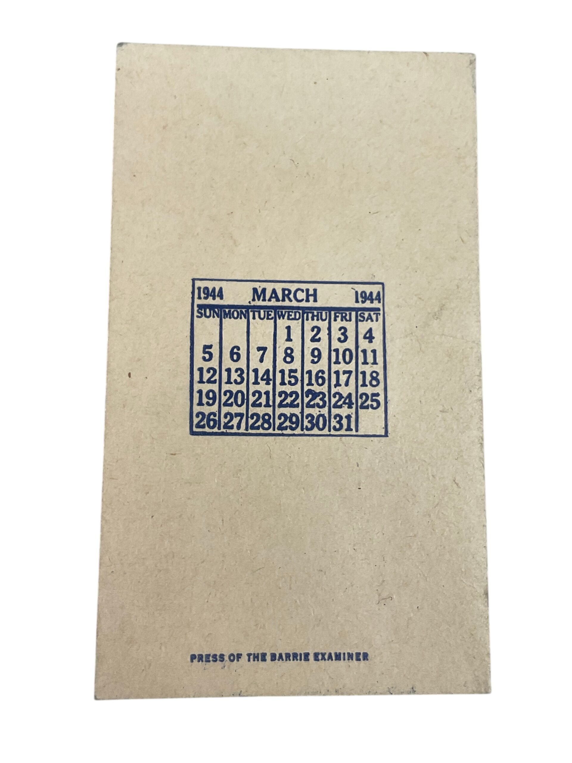 WW2 Canadian RCAF Camp Borden Theater Program Dated March 1944 WW2 Canadian RCAF Camp Borden Theater Program Dated March 1944