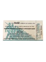 WW2 Canadian RCAF Victory Parade Coca-Cola Ticket