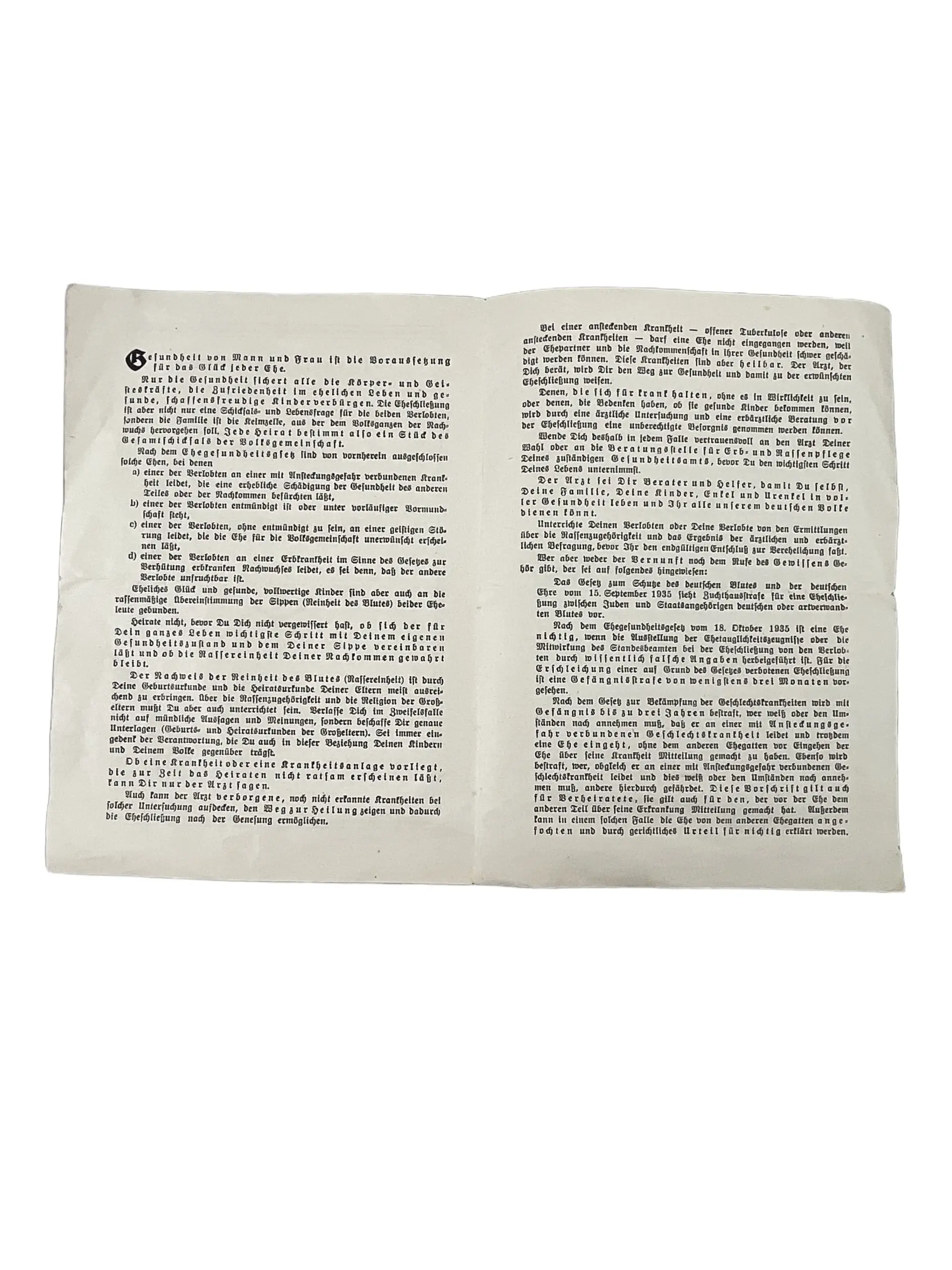 WW2 German Instructions Sheet For Wedding Couple GERMAN TEXT WW2 German Instructions Sheet For Wedding Couple GERMAN TEXT