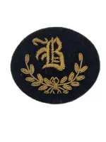 British Army B Trade Bullion Wire Patch for Patrols