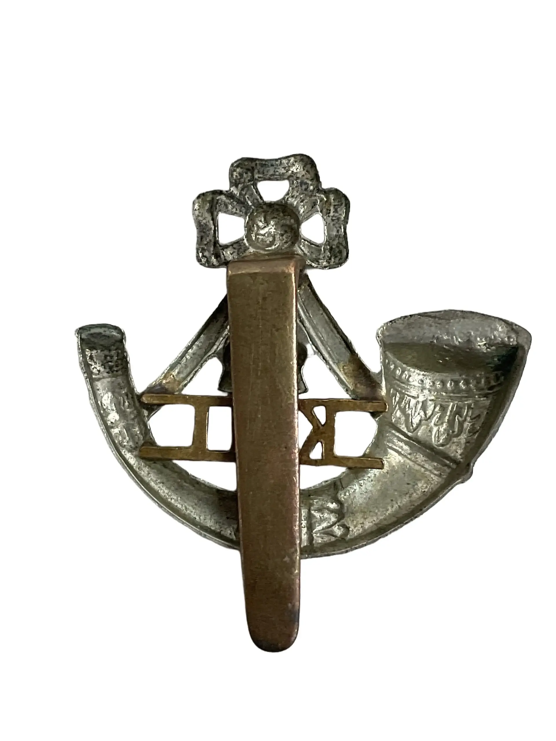 WW2 British KSLI King's Shropshire Light Infantry Cap Badge WW2 British KSLI King's Shropshire Light Infantry Cap Badge