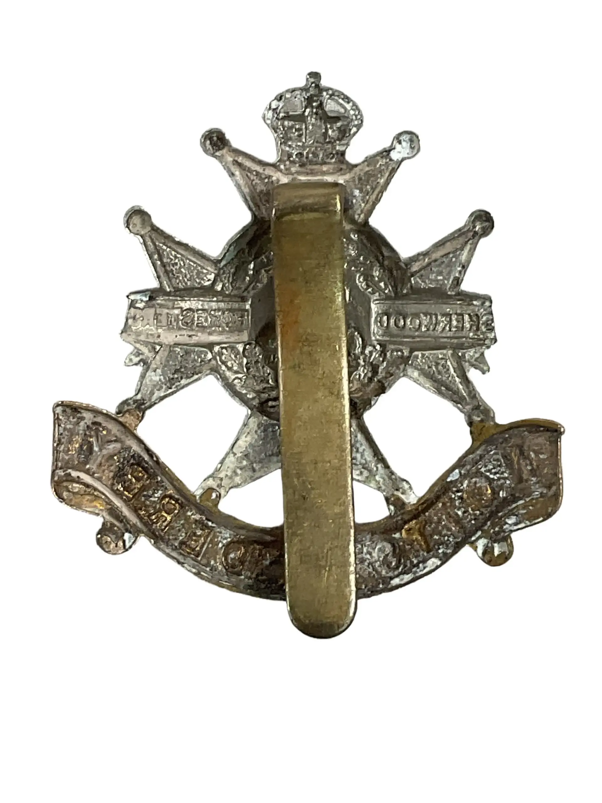 WW2 British Notts and Derby Sherwood Foresters Regiment Cap Badge WW2 British Notts and Derby Sherwood Foresters Regiment Cap Badge