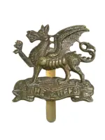 WW2 British The Buffs Cap Badge