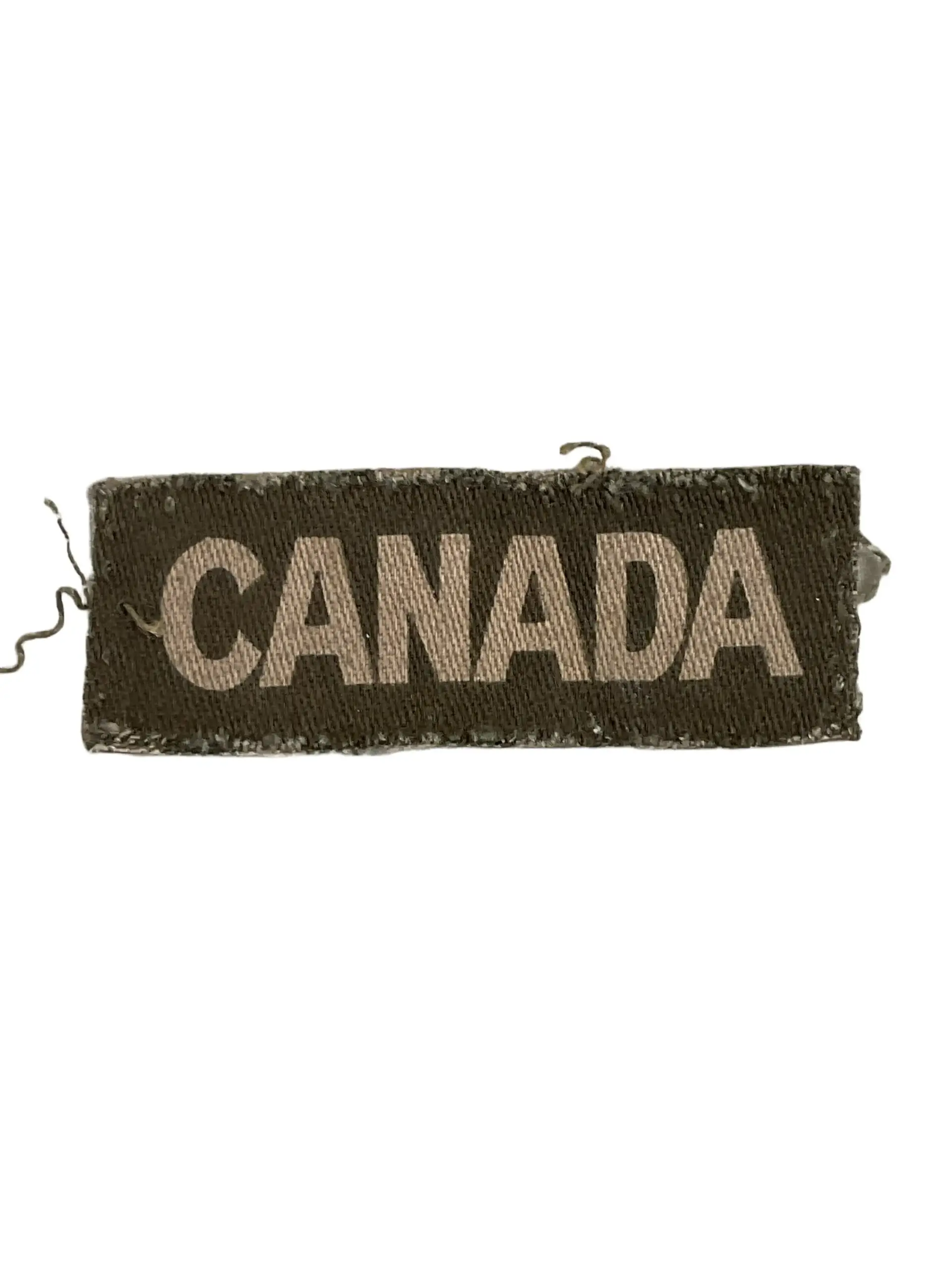 WW2 Canadian CANADA Canvas Shoulder Title Insignia Single 2 WW2 Canadian CANADA Canvas Shoulder Title Insignia Single 2