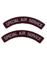 British Special Air Force Shoulder Titles Insignia Pair