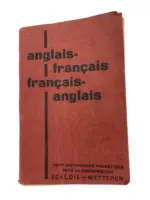 WW2 British English-French Dictionary Used Softcover Reference Book