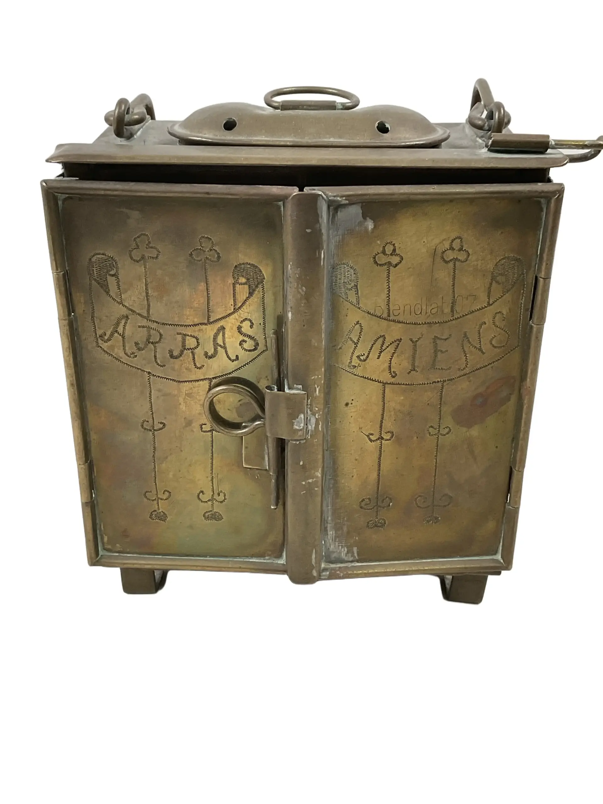 WW1 Imperial German Brass Trench Kerosine Lantern WW1 Imperial German Brass Trench Kerosine Lantern