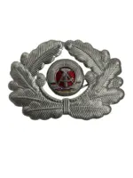 East German Peak Cap Hat Badge