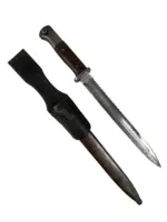 WW1 Imperial German Sawback Bayonet With Frog