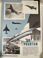 US USN Navy F4H Phantom ID Poster 26 1/2" X 19"