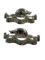 Royal Canadian Regiment RCR Collars Insignia Pair