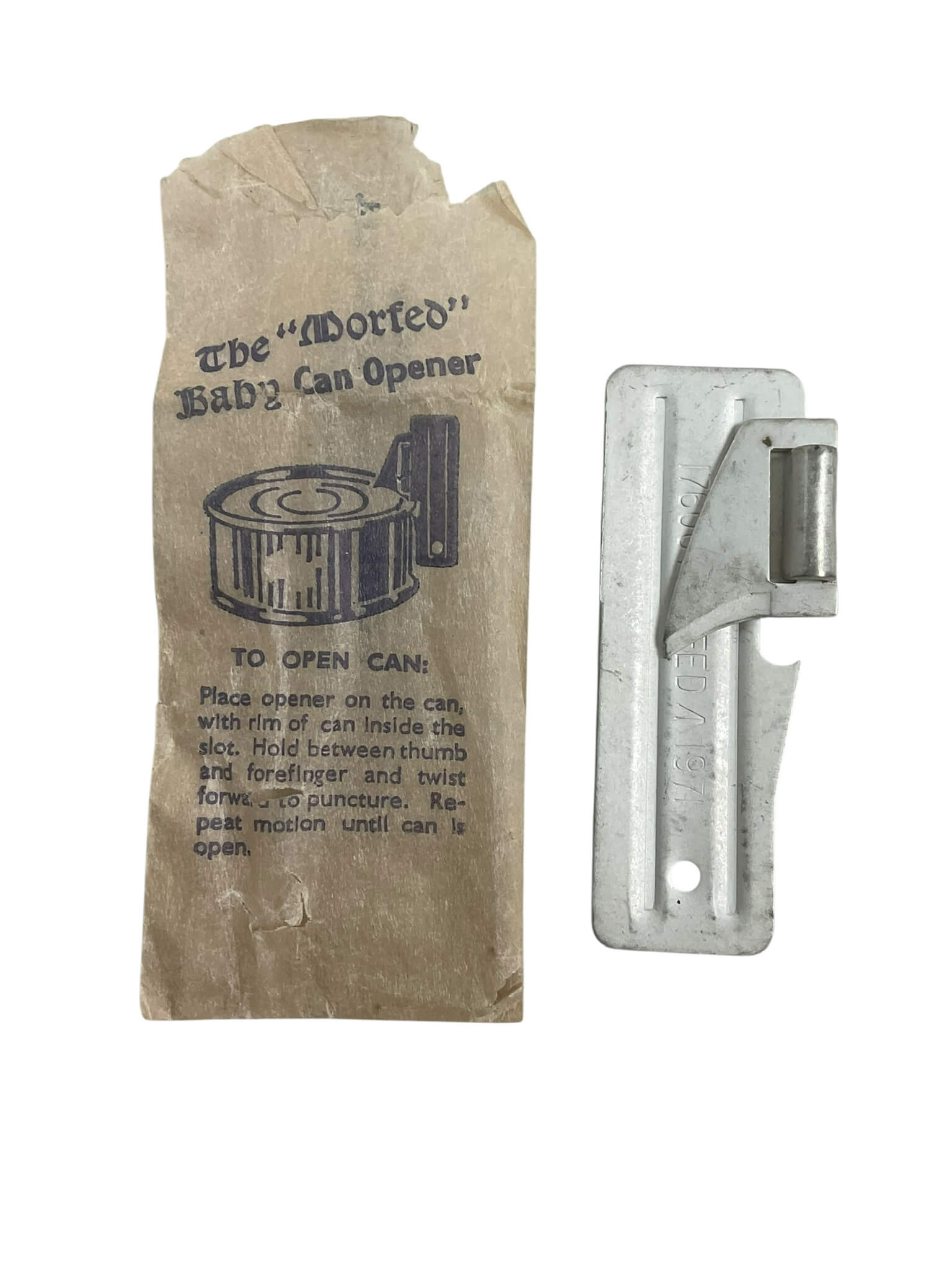 British Canadian P38 Can Opener Marked With Original Packet of Issue British Canadian P38 Can Opener Marked With Original Packet of Issue