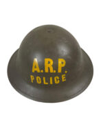 WW2 Canadian Mk2 Helmet Size 7 1/8 A.R.P. Police