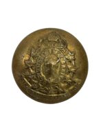 Royal Canadian Mounted Police RCMP Brass Kings Crown Medium Size Button
