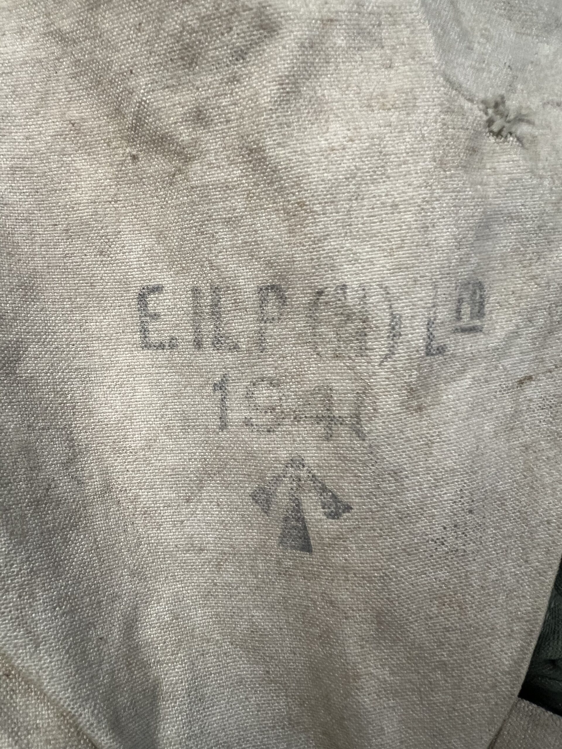 WW2 Canadian Army Duffle Bag Signals Named 26" X 18" WW2 Canadian Army Duffle Bag Signals Named 26" X 18"