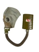 Russian Soviet Respirator Mask With Filter