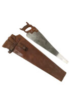 WW1 Canadian CEF 7 CFA Saw In Leather Case C Broad Arrowed Dated 1916