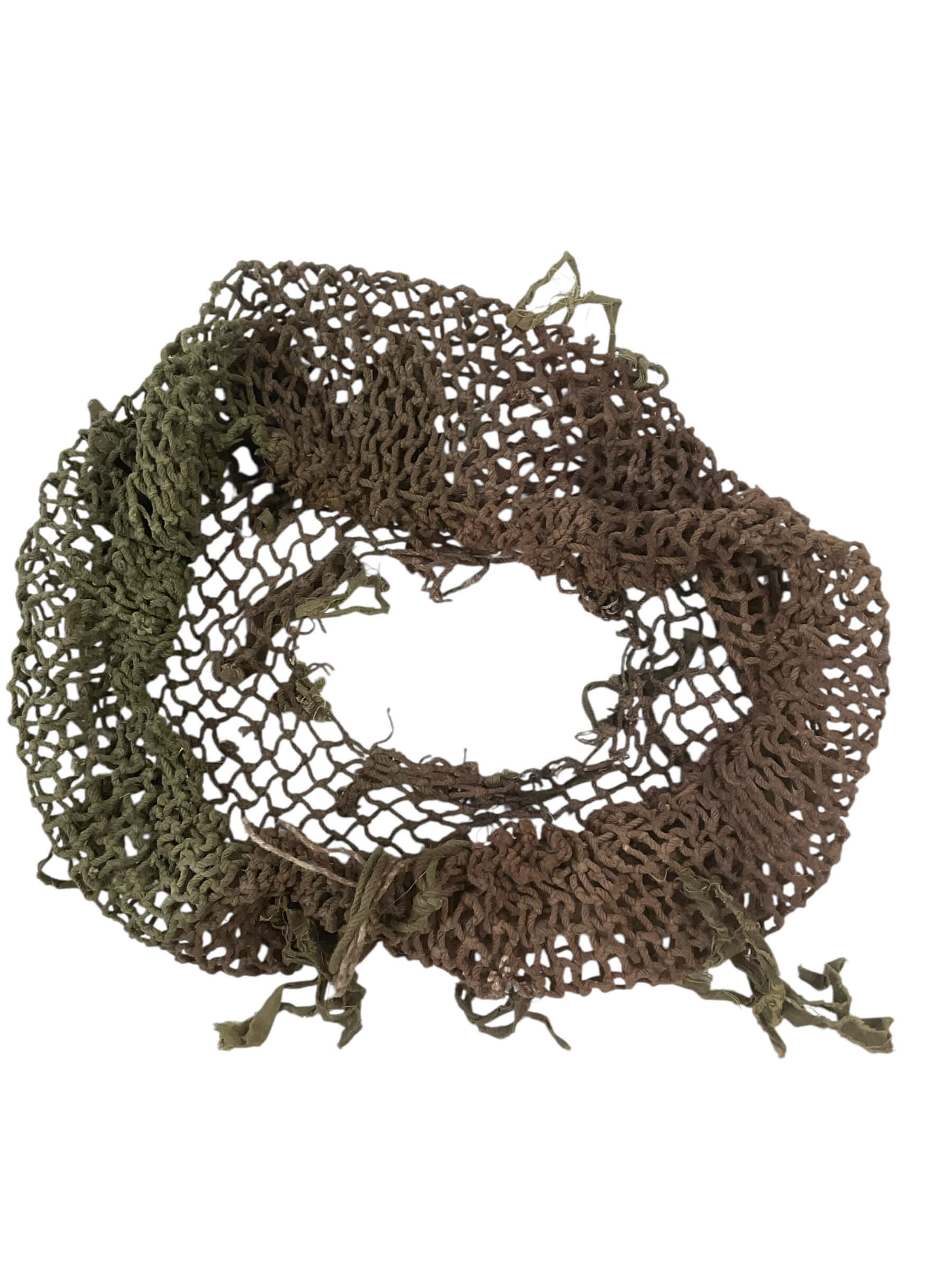 WW2 Canadian 2 Tone Camouflage Helmet Net WW2 Canadian 2 Tone Camouflage Helmet Net