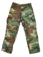 US Army BDU Woodland Trousers Pants Size Small Short