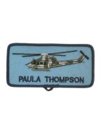 Canadian Forces RCAF Griffin Paula Thompson Colour Name Tag Patch Vintage