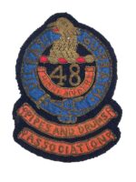 Canadian 48th Highlanders Pipes and Drums Association Bullion Wire Blazer Crest Canadian 48th Highlanders Pipes and Drums Association Bullion Wire Blazer Crest