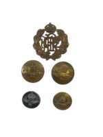 WW2 Royal New Zealand Air Force Cap Badge and Buttons