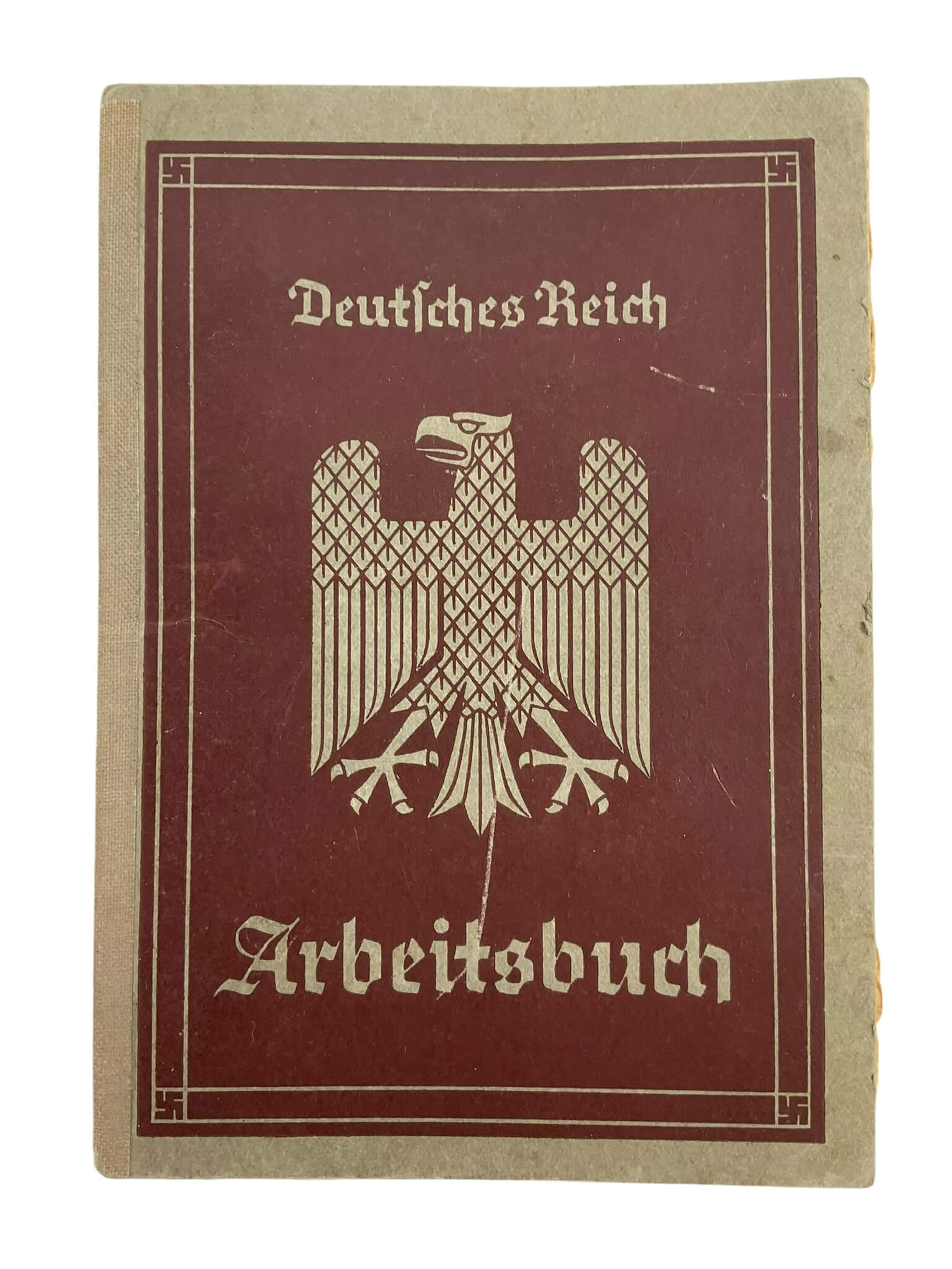 WW2 German Arbeitsbuch Employment Record Book – Albert WW2 German Arbeitsbuch Employment Record Book – Albert